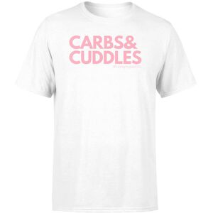 Carbs & Cuddles Living My Best Life Men's T-Shirt - White - XXL - White