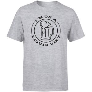 The Fitness Collection Liquid Diet Beer Men's T-Shirt - Grey - S