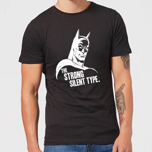 Original Hero DC Comics Batman The Strong Silent Type T-Shirt in Black - XXL Original Hero DC Comics Batman The Strong Silent Type T-Shirt in Black - XXL