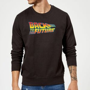 Original Hero Back To The Future Classic Logo Sweatshirt - Black - XXL Original Hero Back To The Future Classic Logo Sweatshirt - Black - XXL