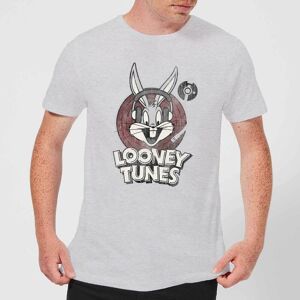 Original Hero Looney Tunes Bugs Bunny Circle Logo Men's T-Shirt - Grey - XXL Original Hero Looney Tunes Bugs Bunny Circle Logo Men's T-Shirt - Grey - XXL