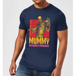 Universal Monsters The Mummy Retro Men's T-Shirt - Navy - XL Universal Monsters The Mummy Retro Men's T-Shirt - Navy - XL
