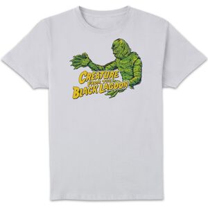 Universal Monsters Creature From The Black Lagoon Crest Men's T-Shirt - White - XXL Universal Monsters Creature From The Black Lagoon Crest Men's T-Shirt - White - XXL