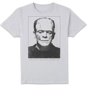 Universal Monsters Frankenstein Portrait Men's T-Shirt - White - S Universal Monsters Frankenstein Portrait Men's T-Shirt - White - S