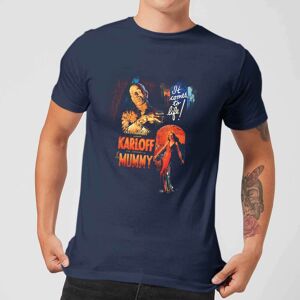 Universal Monsters The Mummy Vintage Poster Men's T-Shirt - Navy - XXL Universal Monsters The Mummy Vintage Poster Men's T-Shirt - Navy - XXL