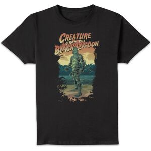 Universal Monsters Creature From The Black Lagoon Illustrated Men's T-Shirt - Black - M Universal Monsters Creature From The Black Lagoon Illustrated Men's T-Shirt - Black - M