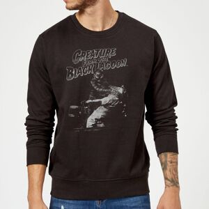 Universal Monsters Creature From The Black Lagoon Black and White Sweatshirt - Black - M Universal Monsters Creature From The Black Lagoon Black and White Sweatshirt - Black - M