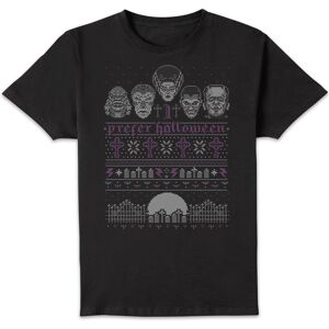 Original Hero Universal Monsters I Prefer Halloween Men's T-Shirt - Black - XXL Original Hero Universal Monsters I Prefer Halloween Men's T-Shirt - Black - XXL
