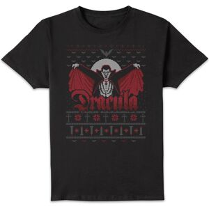 Original Hero Universal Monsters Dracula Christmas Men's T-Shirt - Black - L Original Hero Universal Monsters Dracula Christmas Men's T-Shirt - Black - L