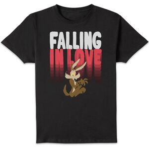 Original Hero Looney Tunes Falling In Love Wile E. Coyote Men's T-Shirt - Black - XXL Original Hero Looney Tunes Falling In Love Wile E. Coyote Men's T-Shirt - Black - XXL
