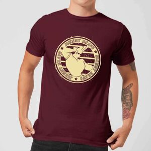 Original Hero Johnny Bravo Sports Badge Men's T-Shirt - Burgundy - XL Original Hero Johnny Bravo Sports Badge Men's T-Shirt - Burgundy - XL