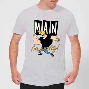 Original Hero Johnny Bravo Man I'm Pretty Men's T-Shirt - Grey - XL Original Hero Johnny Bravo Man I'm Pretty Men's T-Shirt - Grey - XL
