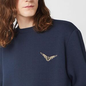 Original Hero Harry Potter Golden Snitch Unisex Embroidered Sweatshirt - Navy - XXL Original Hero Harry Potter Golden Snitch Unisex Embroidered Sweatshirt - Navy - XXL