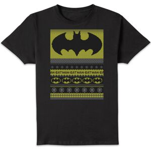 Original Hero DC Comics Batman Men's Christmas T-Shirt in Black - 4XL Original Hero DC Comics Batman Men's Christmas T-Shirt in Black - 4XL
