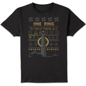 Original Hero The Lord Of The Rings One Ring Men's Christmas T-Shirt in Black - 3XL Original Hero The Lord Of The Rings One Ring Men's Christmas T-Shirt in Black - 3XL