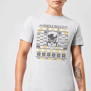 Original Hero DC Comics Batman I Do Not Smell Men's Christmas T-Shirt in Grey - 5XL Original Hero DC Comics Batman I Do Not Smell Men's Christmas T-Shirt in Grey - 5XL