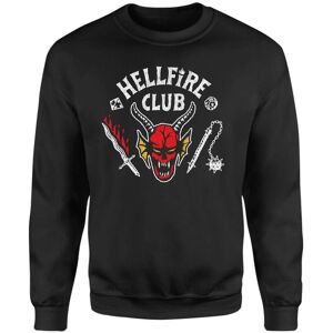 Original Hero Stranger Things Hellfire Club Vintage Sweatshirt - Black - S Original Hero Stranger Things Hellfire Club Vintage Sweatshirt - Black - S