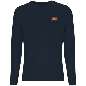 Original Hero Back To The Future 35 Hill Valley Front Men's Long Sleeve T-Shirt - Navy - M Original Hero Back To The Future 35 Hill Valley Front Men's Long Sleeve T-Shirt - Navy - M