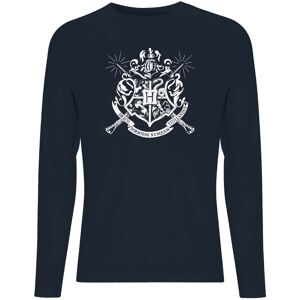 Original Hero Harry Potter Hogwarts House Crest Men's Long Sleeve T-Shirt - Navy - L Original Hero Harry Potter Hogwarts House Crest Men's Long Sleeve T-Shirt - Navy - L