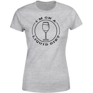 By IWOOT Liquid Diet Wine Women's T-Shirt - Grey - 3XL - Grey