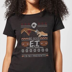 Original Hero E.T. the Extra-Terrestrial Be Good or No Presents Women's T-Shirt - Black - S