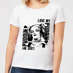 Original Hero DC Comics Suicide Squad Harley Love Puddin Women's T-Shirt - White - L Original Hero DC Comics Suicide Squad Harley Love Puddin Women's T-Shirt - White - L