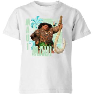 Disney Moana Maui Kids' T-Shirt - White - 5-6 Years