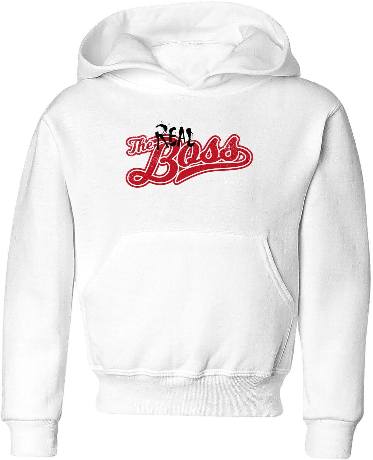 Duo Clothing The Real Boss Kids' Hoodie - White - 3-4 Years - White