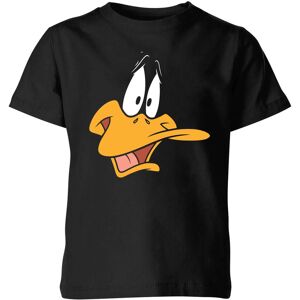 Original Hero Looney Tunes Daffy Duck Face Kids' T-Shirt - Black - 9-10 Years