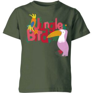 My Little Rascal Jungle Bird Kids' T-Shirt - Forest Green - 3-4 Years - Forest Green