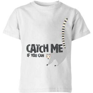 My Little Rascal Catch Me If You Can Kids' T-Shirt - White - 11-12 Years - White