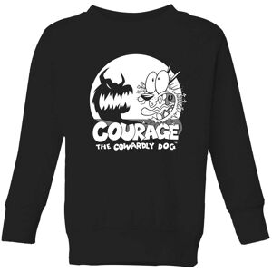 Original Hero Courage The Cowardly Dog Spotlight Kids' Sweatshirt - Black - 3-4 Years