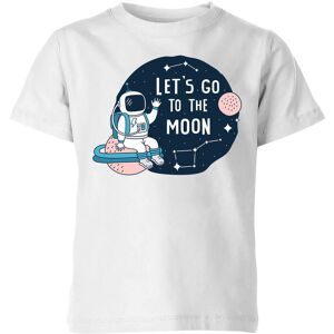 By IWOOT Let's Go To The Moon Kids' T-Shirt - White - 11-12 Years - White