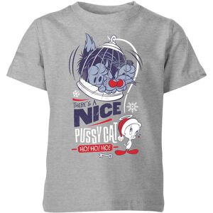 Original Hero Looney Tunes Tweety Pie Pussy Cat Kids' Christmas T-Shirt - Grey - 5-6 Years Original Hero Looney Tunes Tweety Pie Pussy Cat Kids' Christmas T-Shirt - Grey - 5-6 Years