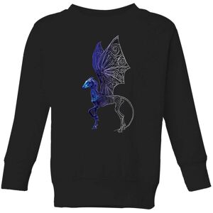 Original Hero Fantastic Beasts Tribal Thestral Kids' Sweatshirt - Black - 7-8 Years Original Hero Fantastic Beasts Tribal Thestral Kids' Sweatshirt - Black - 7-8 Years