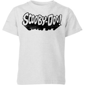 Original Hero Scooby Doo Retro Mono Logo Kids' T-Shirt - Grey - 3-4 Years Original Hero Scooby Doo Retro Mono Logo Kids' T-Shirt - Grey - 3-4 Years