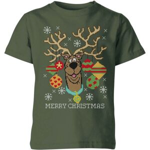 Original Hero Scooby Doo Kids' Christmas T-Shirt - Forest Green - 11-12 Years Original Hero Scooby Doo Kids' Christmas T-Shirt - Forest Green - 11-12 Years