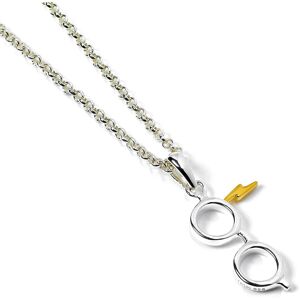 Harry Potter Sterling Silver Glasses and Lightning Bolt Necklace Harry Potter Sterling Silver Glasses and Lightning Bolt Necklace
