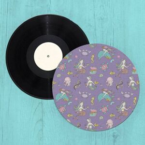 By IWOOT Mermaid Treasure Hunt Turntable Slip Mat