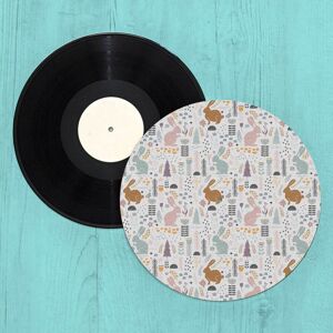 By IWOOT Rabbits Turntable Slip Mat