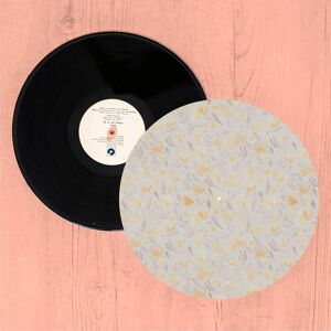 By IWOOT Light Flowers Turntable Slip Mat