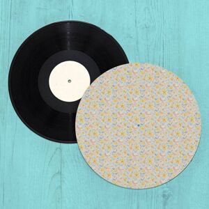 By IWOOT Sunny Florals Turntable Slip Mat