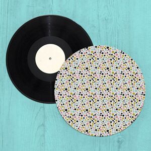 By IWOOT Polka Dota Turntable Slip Mat