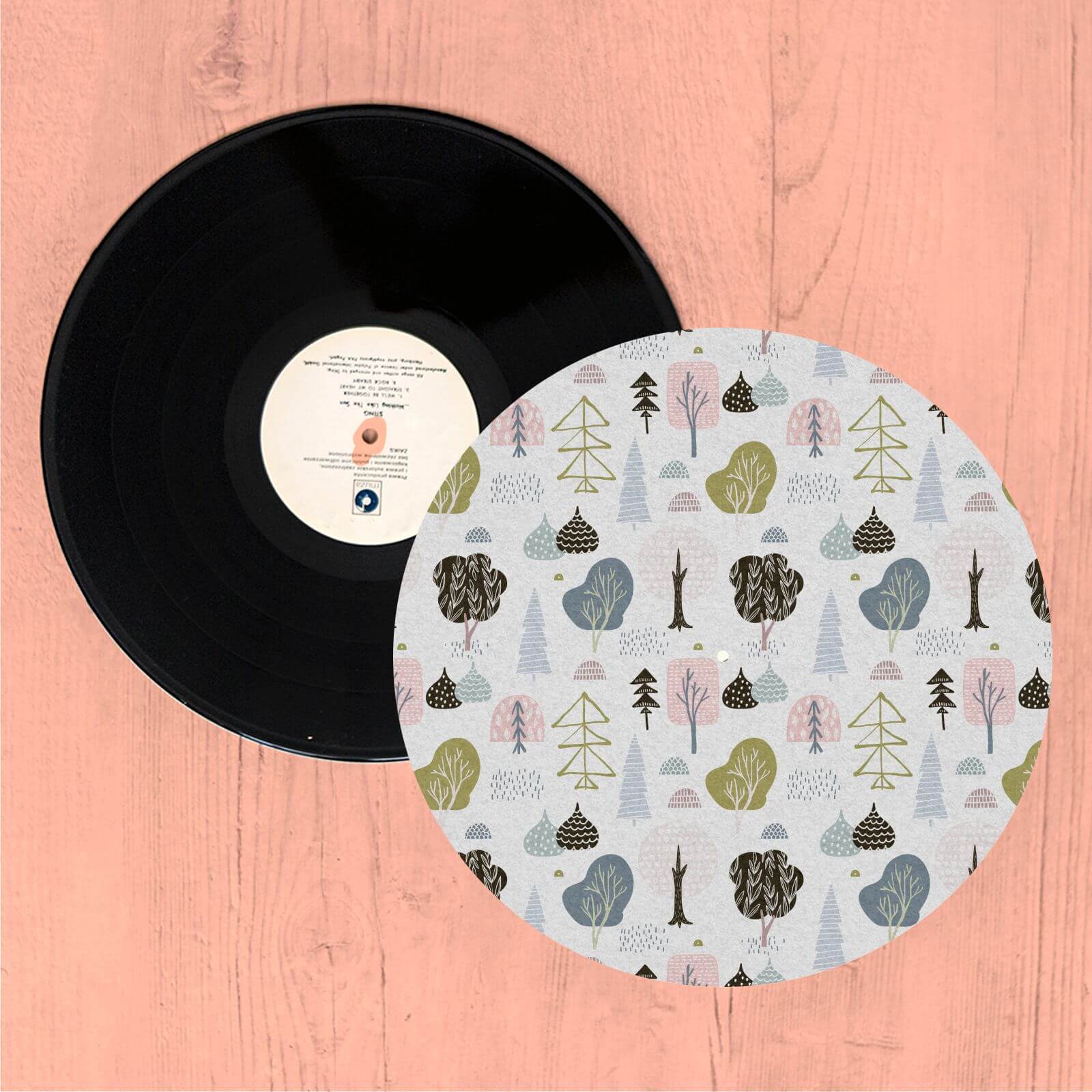 By IWOOT Trees Turntable Slip Mat
