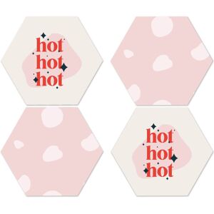 Original Hero Hermione Chantal Hot Hot Hot Hexagonal Coaster Set