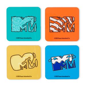 Original Hero MTV Multiple Logo Coaster Set