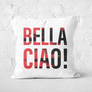 Original Hero Money Heist Bella Ciao Square Cushion - 40x40cm - Soft Touch