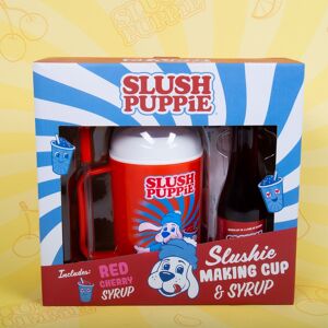 Fizz Creations Slush Puppie Making Cup & Original Cherry Syrup Set