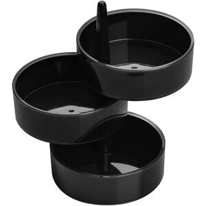 Premier Housewares Rotary Storage Tray Set - Black Premier Housewares Rotary Storage Tray Set - Black