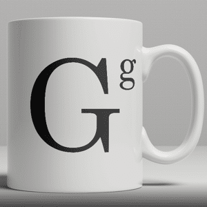By IWOOT Alphabet Ceramic Mug - Letter G By IWOOT Alphabet Ceramic Mug - Letter G